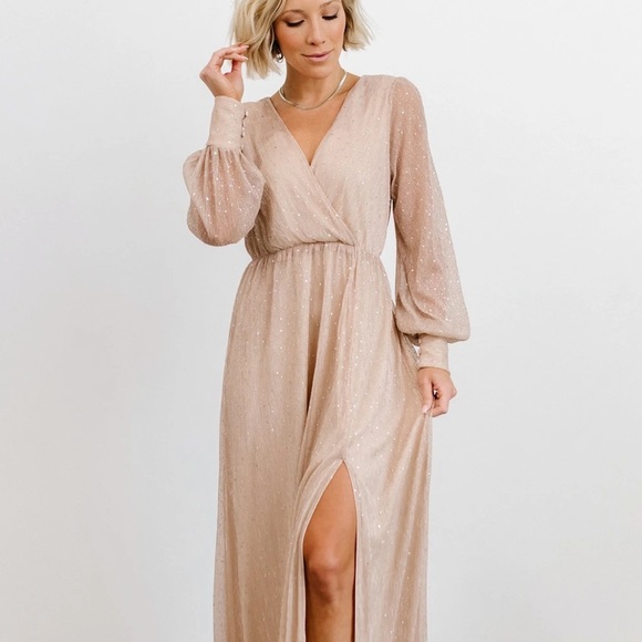 Dresses & Skirts - Baltic Born Abigail Sparkle Gown Champagne